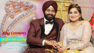 Ring Ceremony Gurkirat & Damandeep 2022 Geet Studio Phagwara PUNJAB +91-98885-54126