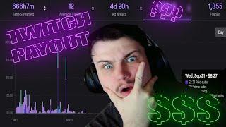 HOW MUCH I MADE AS A SMALL TWITCH CREATOR