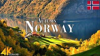 Autumn Norway 4K Ultra HD • Stunning Footage Norway, Scenic Relaxation Film with Calming Music.