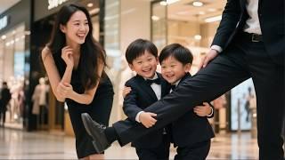 A cute kid randomly hugs a stranger—turns out he’s her billionaire dad, and mom’s status skyrockets!