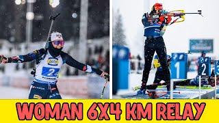 Women Relay Oestersund Biathlon World Cup 2023/24 Results