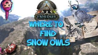 SNOW OWL LOCATION - FJORDUR - ARK SURVIVAL EVOLVED