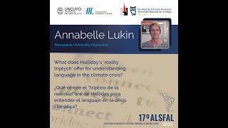 17 Congreso ALSFAL - Conferencia Plenaria Annabelle Lukin - Audio original (inglés)