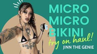 Jinn The Genie | Micro Bikini Try On Haul | 4K