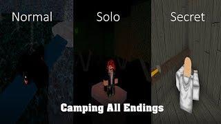 Roblox Camping All Endings (Remastered)