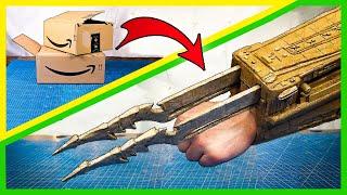 How to make Predator Wrist Blades from cardboard THAT WORK!