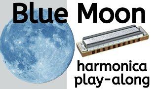 Blue Moon | play-along harmonica lesson for C harp + free tabs