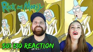 Rick and Morty S01 E10 "Close Rick-Counters of the Rick Kind" - REACTIONS ON THE ROCKS!