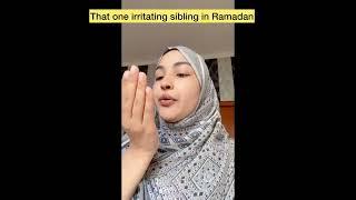 That irritating sibling in Ramadan  #shorts #viral #explorepage #ramadan #viralvideo