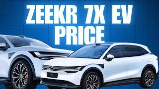 Zeekr 7X EV price in Europe & China reveals likely price in other markets