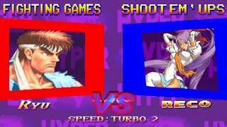 Fighting Games VS Shmups! Playing Them Competitively, How They are Different, How They Are the Same