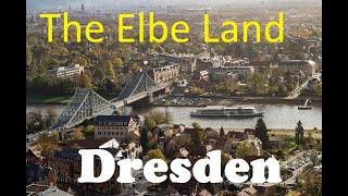 Travel to the bank of the beautiful Elbe River / Dresden / Germany