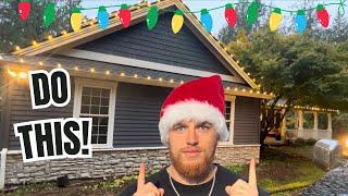 Come do a $1,000 Christmas light job with me (Exactly what to do)