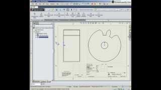 Чертеж шестерни прямозубой SOLIDWORKS