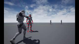 Directional root motion attacks and damage control - Unreal 4 engine