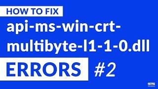 api-ms-win-crt-multibyte-l1-1-0.dll Missing Error on Windows | 2020 | Fix #2