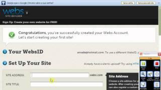 como fazer um site na freewebs