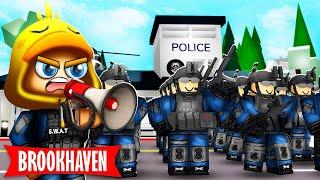 Ik Werd LEIDER Van Het SWAT TEAM In Brookhaven! (Roblox)