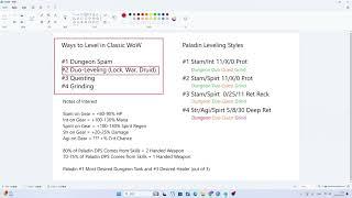 Classic WoW Paladin Leveling Options, Gear, and Speeds Part 1