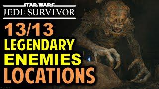 All Legendary Adversaries / Enemies Locations | I’m a Living Legend Trophy | Star Wars Jedi Survivor