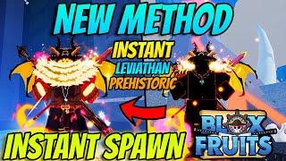 The *NEW* 100% Instant Leviathan & Prehistoric Method | Blox Fruits