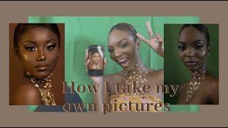 Photoshoot re-creation | How I take my own pictures | Jada Rose