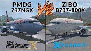 PMDG 737 NGX vs. ZIBO B737-800X | THE ULTIMATE COMPARISON