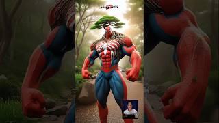 Spider-man wood root costume vs. joker titan wod root #spiderman #deadpool #marvel #funny