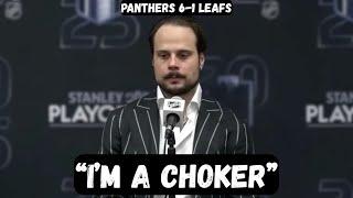 Auston Matthews Post Game Interview - Panthers 6-1 Leafs - Game 7 - Leafs Media Availability