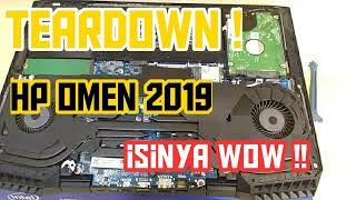 TEARDOWN | HP OMEN 2019 - DC1090TX , UPGRADE HDD - MUSIC VERSION - INDONESIA