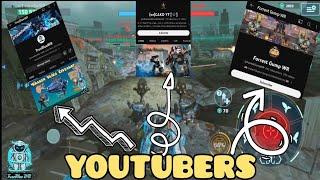 WAR ROBOTS YOUTUBERS vs | YouTube squad goes hunting! #warrobots