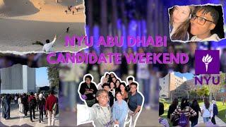 NYU Abu Dhabi | Candidate Weekend 2024 Vlog | Class of 2028