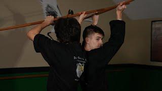 Two Person Staff Training- Tigon Martial Arts