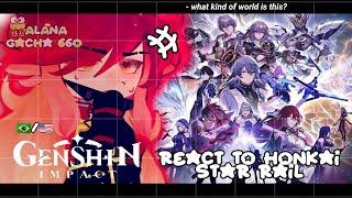 •|Archons (Genshin Impact) React to Honkai Star Rail|•Gacha Club /