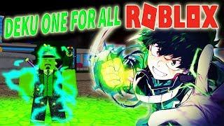 Roblox - ĐI LẤY DEKU ONE FOR ALL ANH HÙNG THỪA KẾ SỨC MẠNH ALL MIGHT - Boku No Roblox