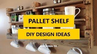 50 Creative Pallet Shelf DIY Design Ideas for Small Room 2017