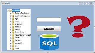 Visual Basic.net: How to check if a database exists in SQL Server database