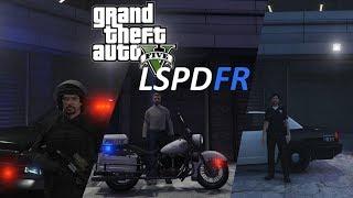 GTA V - LSPDFR - Первое патрулирование копа!