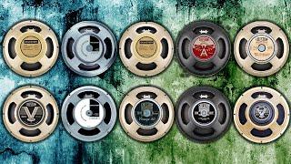 10 Celestion speakers - Comparison (high gain)