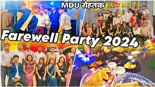 COLLEGE FAREWELL PARTY  MDU Rohtak | IT'S FAREWELL DAY | @Aneeshrajputvlogs  #vlog