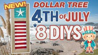  8 Dollar Tree Coastal Patriotic DIYS! Celebrate the 4th of July at the Beach this Summer