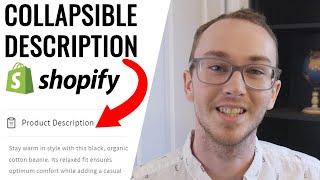 How To Add Collapsible Product Description Section on Shopify