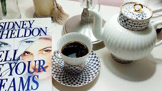 I see books. I see coffee. I see a good day ahead... With Lomonosov Imperial Cobalt Net Porcelain