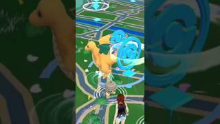 Getting unlucky with wild max cp Dragonite!#pokemon#pokemongo#dragonite#catch#shorts#pOkegIrLyt