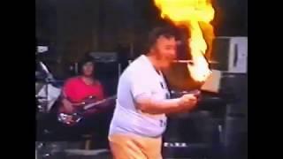 Chubby Oates Fire Eater Comedy GIF