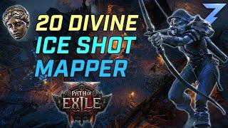 20 Divine Ice Shot Deadeye Map Blaster Build Update | Path of Exile 2