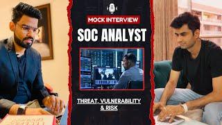 Mock Interview | Cyber Security Analyst | What is CIA Triad?  | Rajneesh Gupta