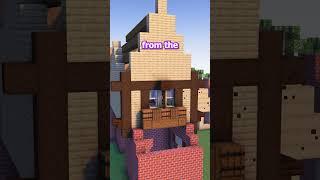 Building EMMA MYERS a House in Minecraft!  #shorts #minecraftpartner
