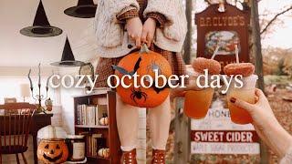 OCTOBER DAY IN MY LIFE  decorating for halloween, trip to the pumpkin patch, cozy fall vlog