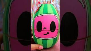 ASMR UNBOXING Cocomelon Chocolate Eggs Review ️#shorts #asmr #cocomelon #egg #chocolate #trending
